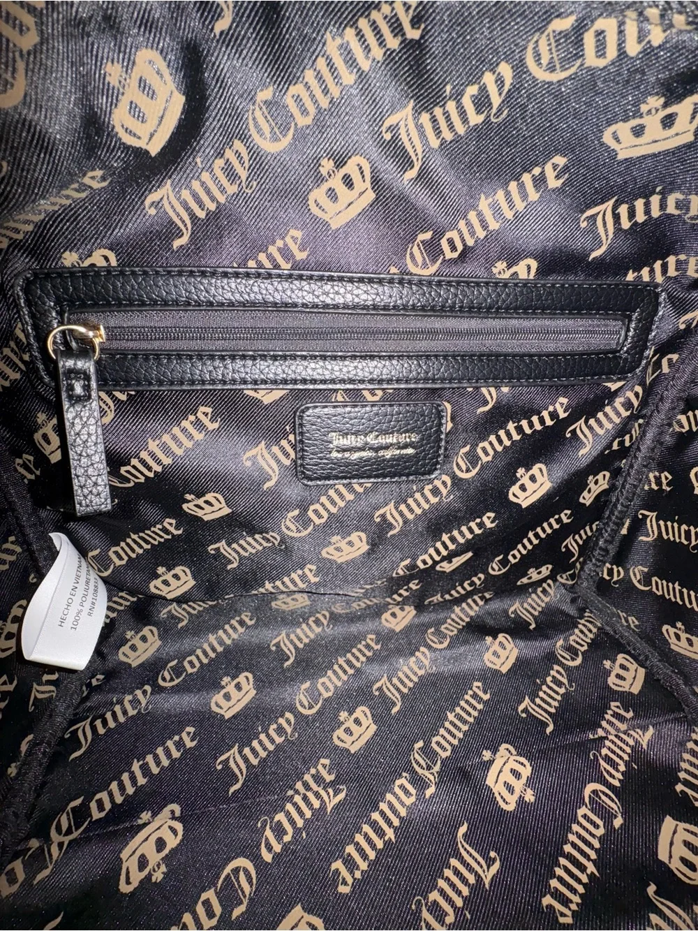 Juicy Couture Exclusive Halloween Boo Crew Black Satchel Trendy & Viral